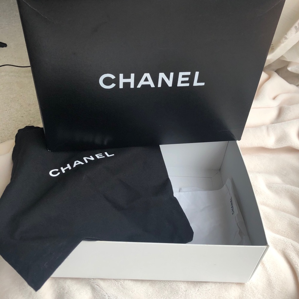 Auth CHANEL goatskin double flap - Picture 14 of 16